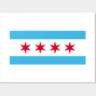 Chicago Flag Posters and Art